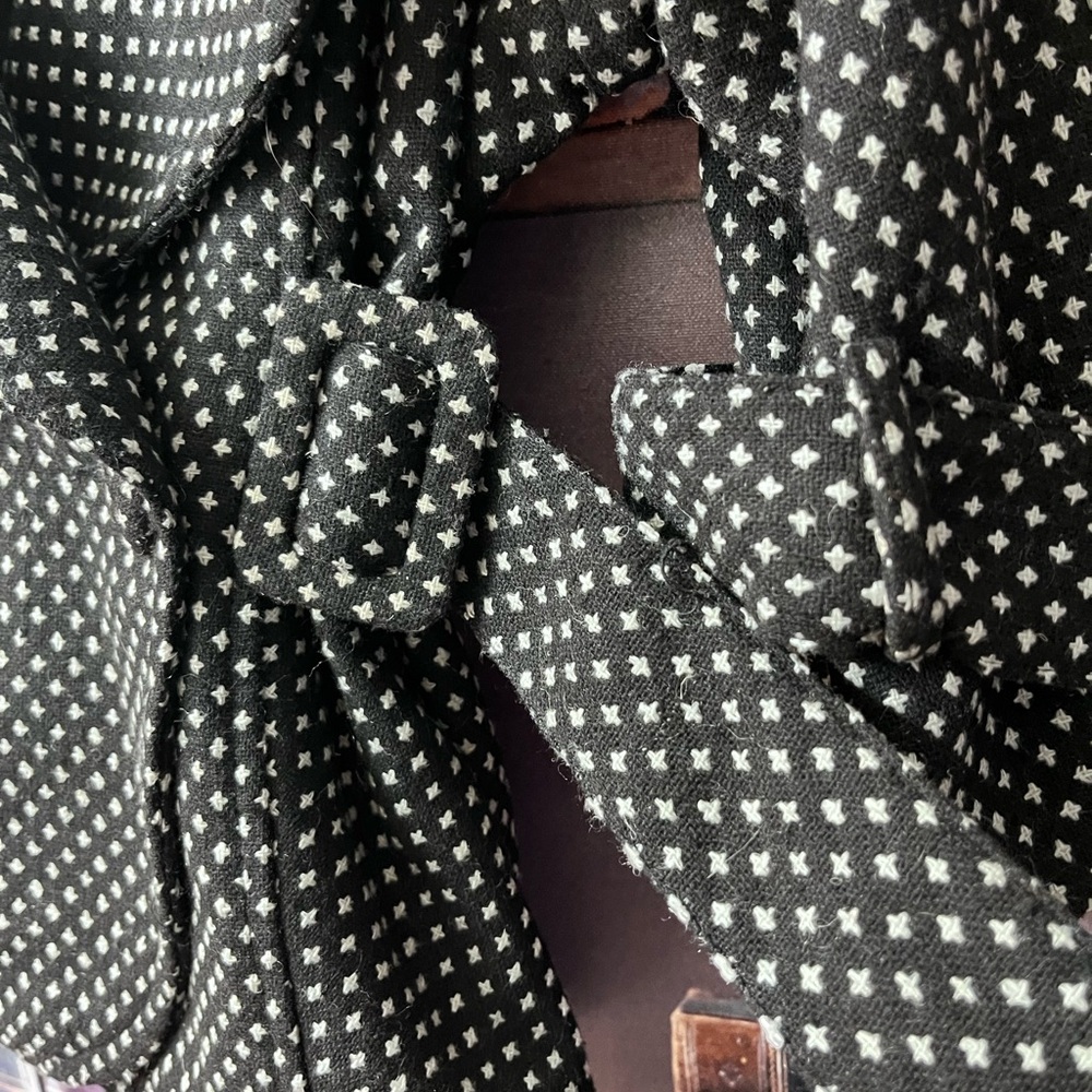 Y2K Forever 21 Black Polka Dot Blazer Size Large - Picture 7 of 15